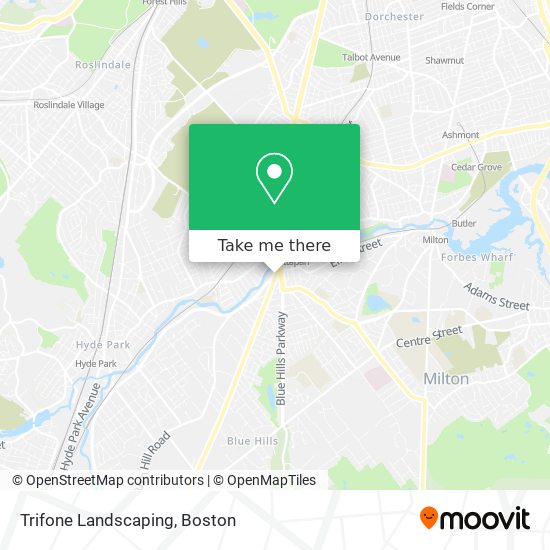 Trifone Landscaping map