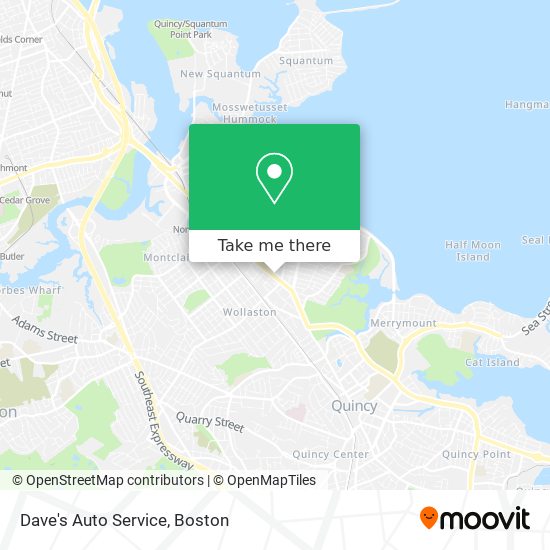 Mapa de Dave's Auto Service