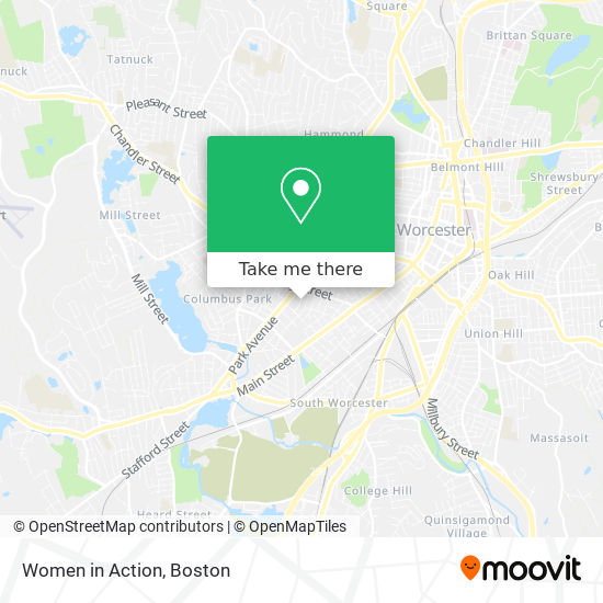 Women in Action map