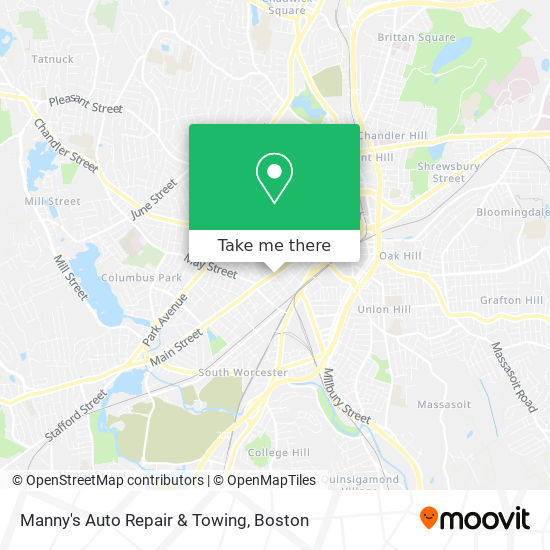 Manny's Auto Repair & Towing map