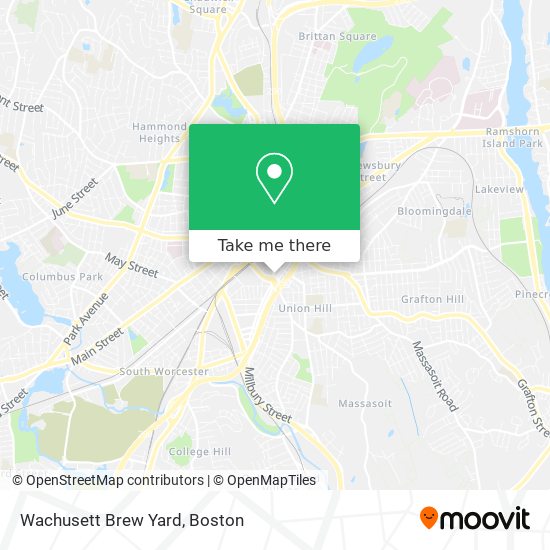 Wachusett Brew Yard map