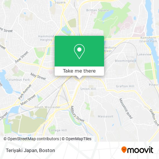 Mapa de Teriyaki Japan