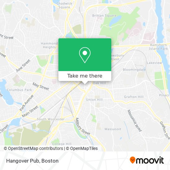 Hangover Pub map