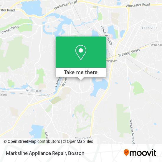 Mapa de Marksline Appliance Repair