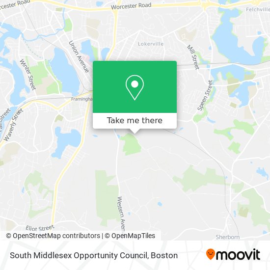 South Middlesex Opportunity Council map