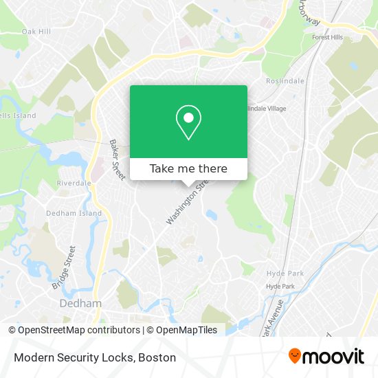 Mapa de Modern Security Locks