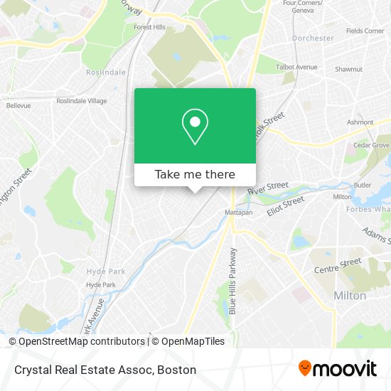 Crystal Real Estate Assoc map