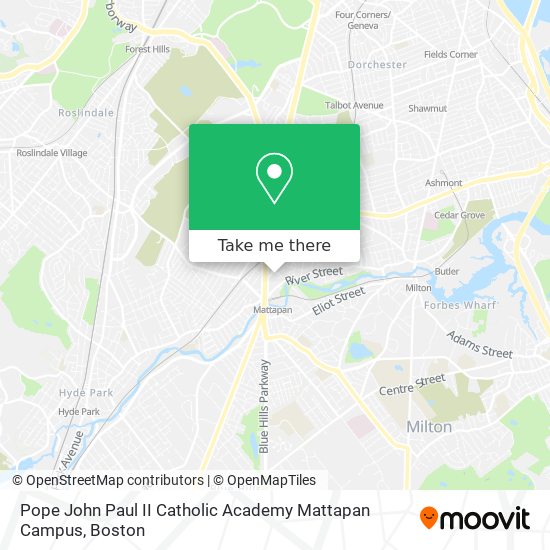 Pope John Paul II Catholic Academy Mattapan Campus map