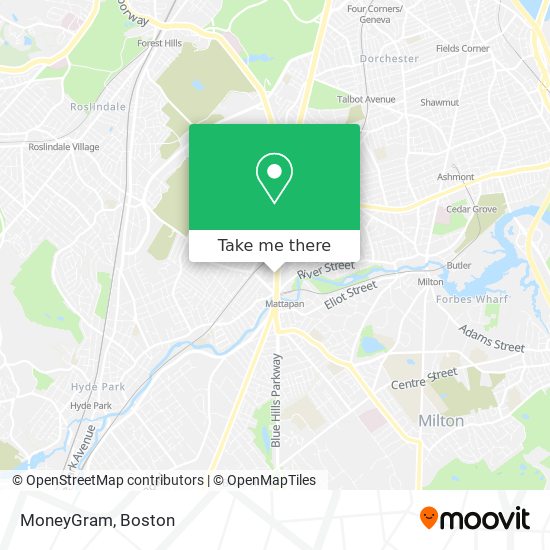 MoneyGram map