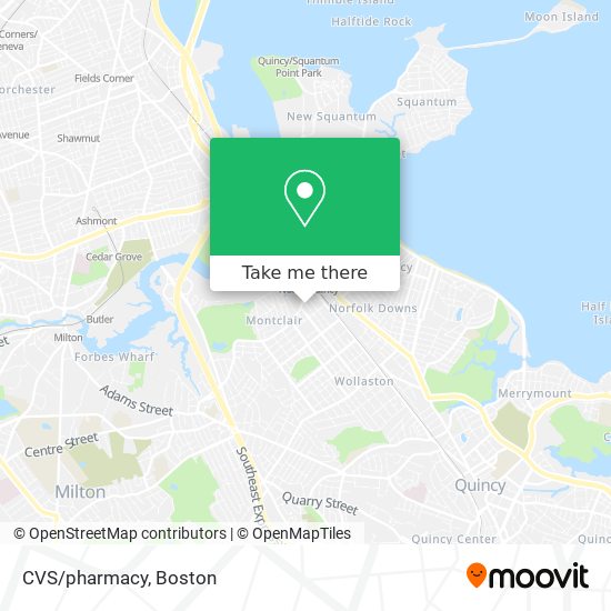 Mapa de CVS/pharmacy
