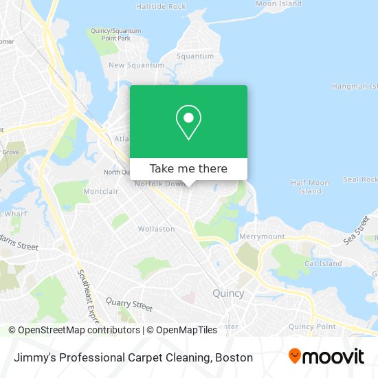 Jimmy's Professional Carpet Cleaning map