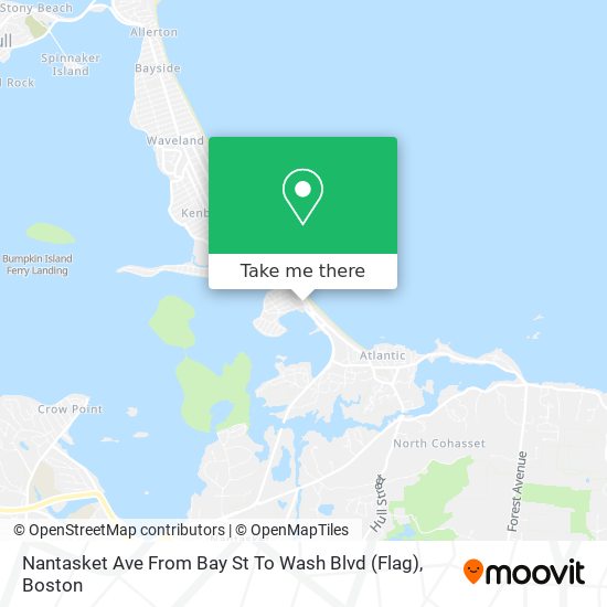 Nantasket Ave From Bay St To Wash Blvd (Flag) map