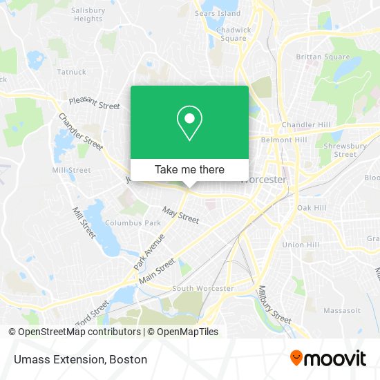 Umass Extension map