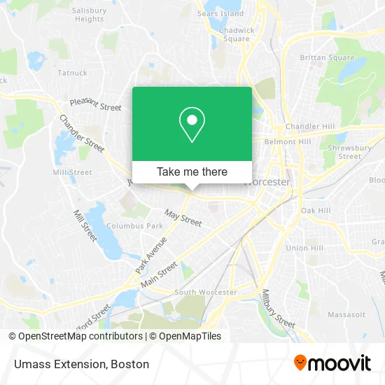 Umass Extension map