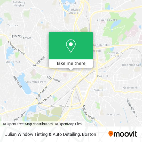 Julian Window Tinting & Auto Detailing map