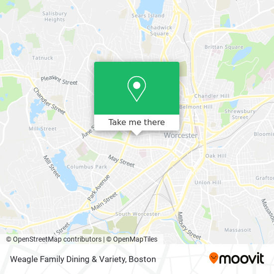 Weagle Family Dining & Variety map