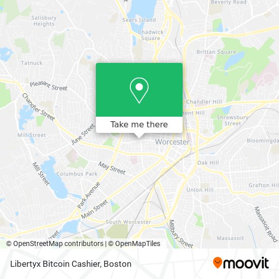 Libertyx Bitcoin Cashier map