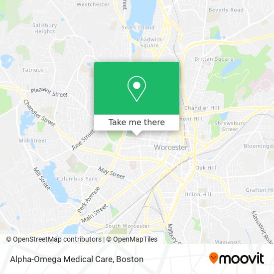 Mapa de Alpha-Omega Medical Care