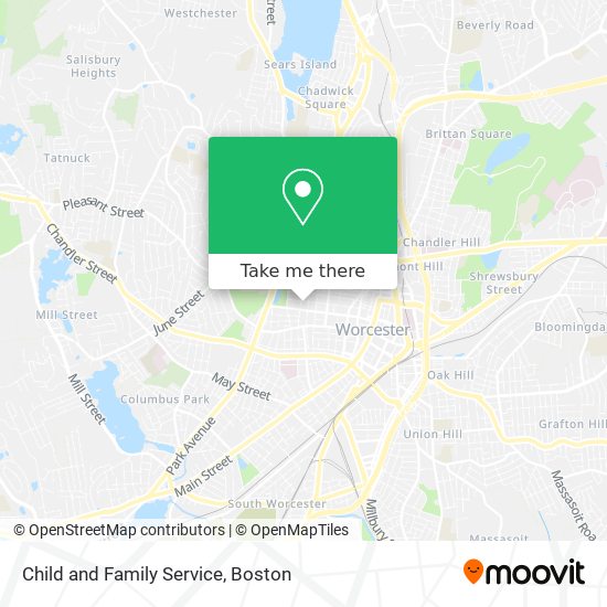 Child and Family Service map