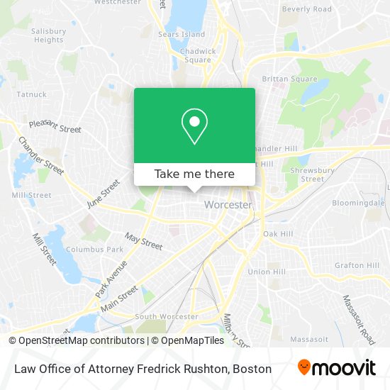 Law Office of Attorney Fredrick Rushton map