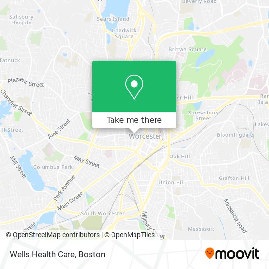 Wells Health Care map