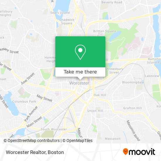 Worcester Realtor map