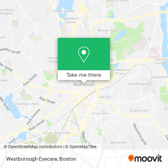 Westborough Eyecare map