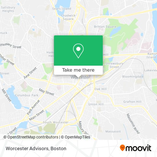 Mapa de Worcester Advisors