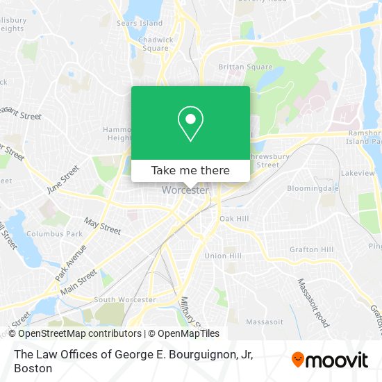 Mapa de The Law Offices of George E. Bourguignon, Jr