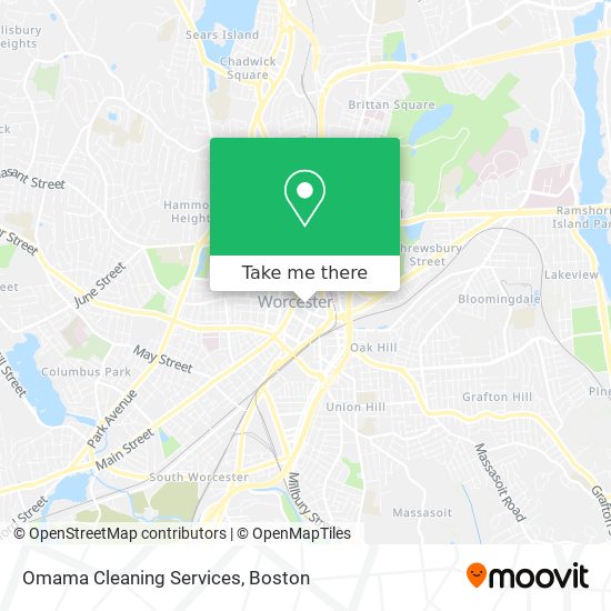 Mapa de Omama Cleaning Services