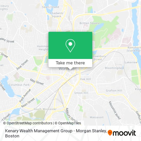Mapa de Kenary Wealth Management Group - Morgan Stanley