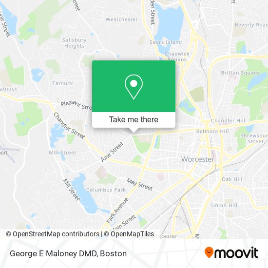 Mapa de George E Maloney DMD