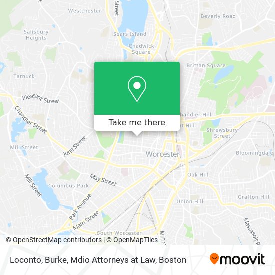 Loconto, Burke, Mdio Attorneys at Law map