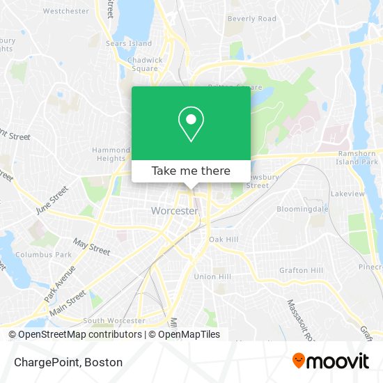 ChargePoint map