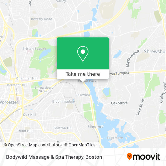 Mapa de Bodywild Massage & Spa Therapy