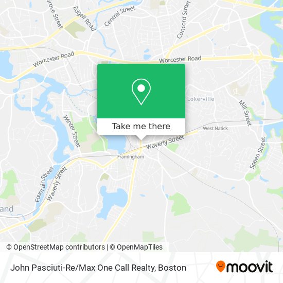 John Pasciuti-Re / Max One Call Realty map