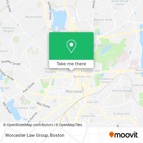 Worcester Law Group map