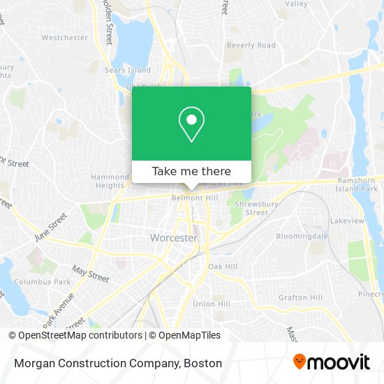 Morgan Construction Company map