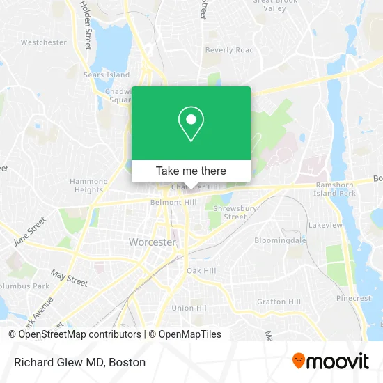 Richard Glew MD map