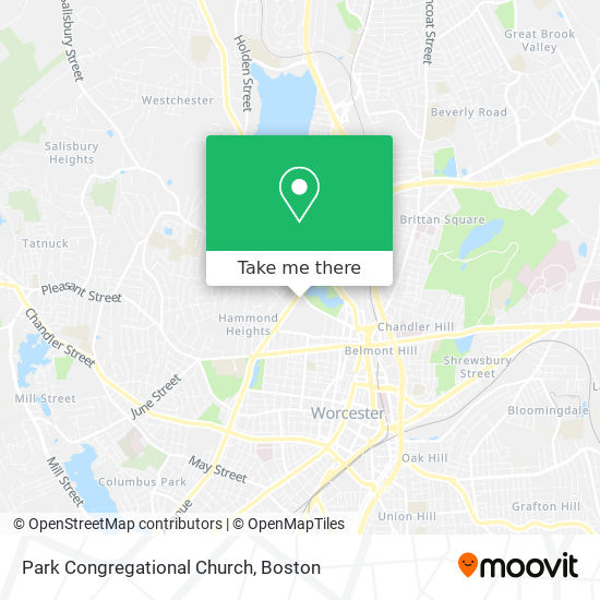 Mapa de Park Congregational Church