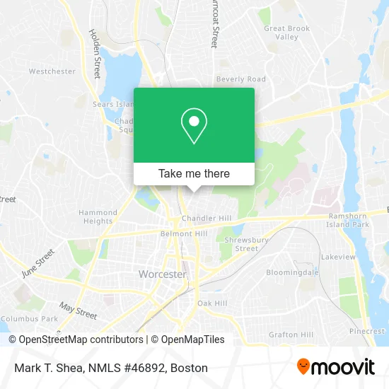 Mark T. Shea, NMLS #46892 map