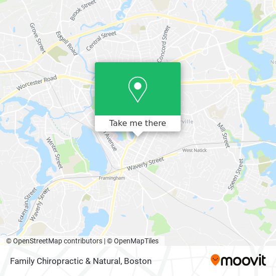 Family Chiropractic & Natural map