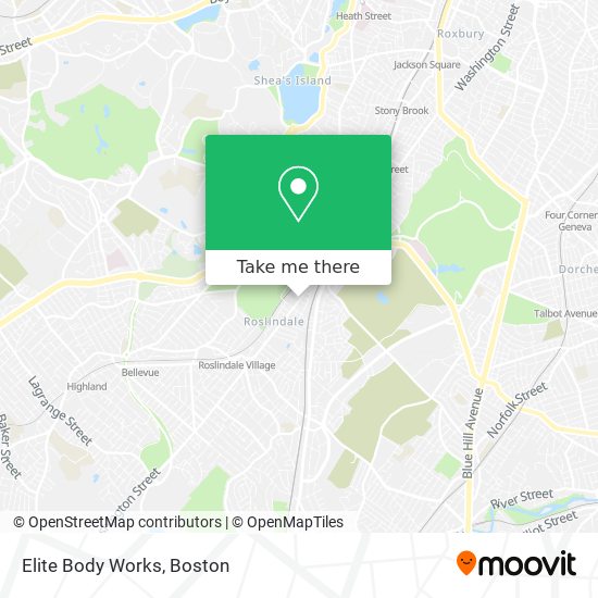 Elite Body Works map