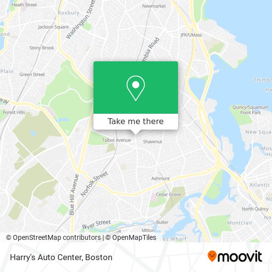 Mapa de Harry's Auto Center