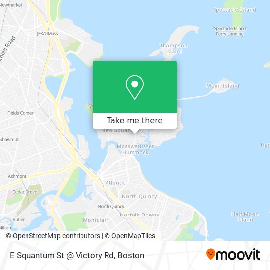 E Squantum St @ Victory Rd map