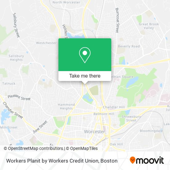 Workers Planit by Workers Credit Union map