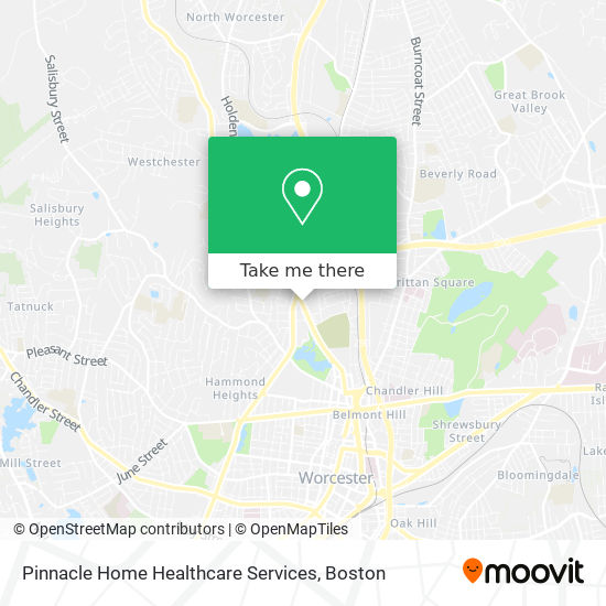 Pinnacle Home Healthcare Services map