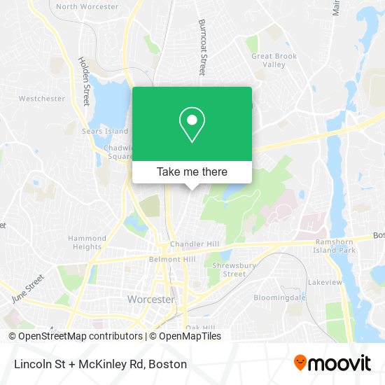 Mapa de Lincoln St + McKinley Rd