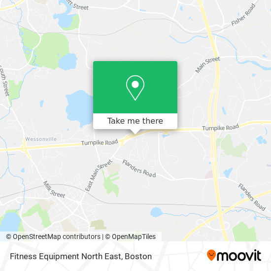 Fitness Equipment North East map