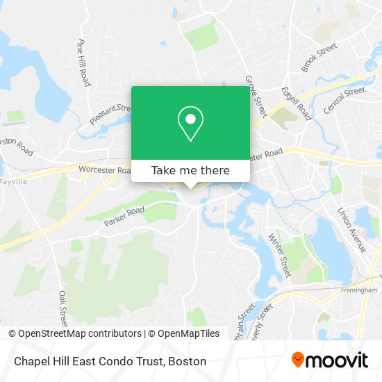 Chapel Hill East Condo Trust map